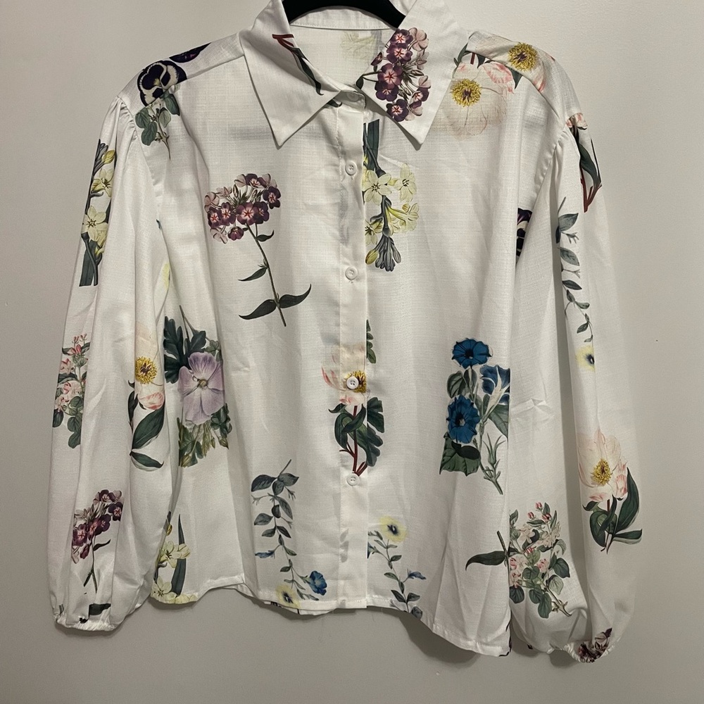 Floral Print Women's Top